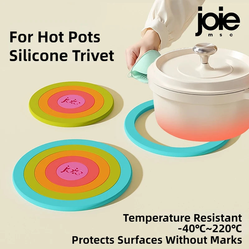 Dessous Plat Rainbow en Silicone Thermique 5 en 1