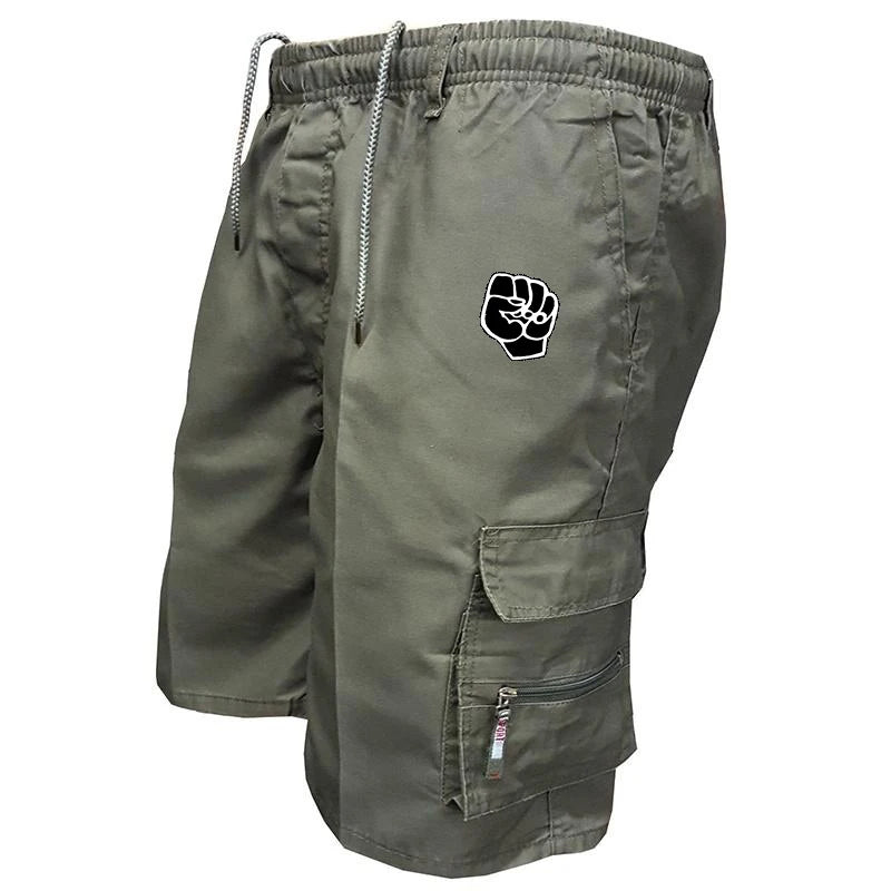 Short Cargo Homme en Coton – Bermuda Multi-Poches Style Militaire pour l’Été