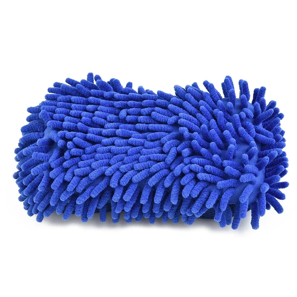 Lot de 3 Éponges en Microfibre pour Lavage & Polissage de Voiture