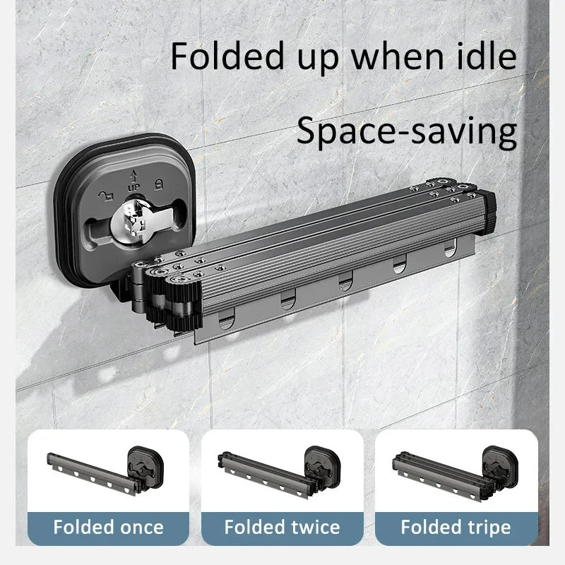 Étendoir à Vêtements Télescopique - Ultra Pratique
