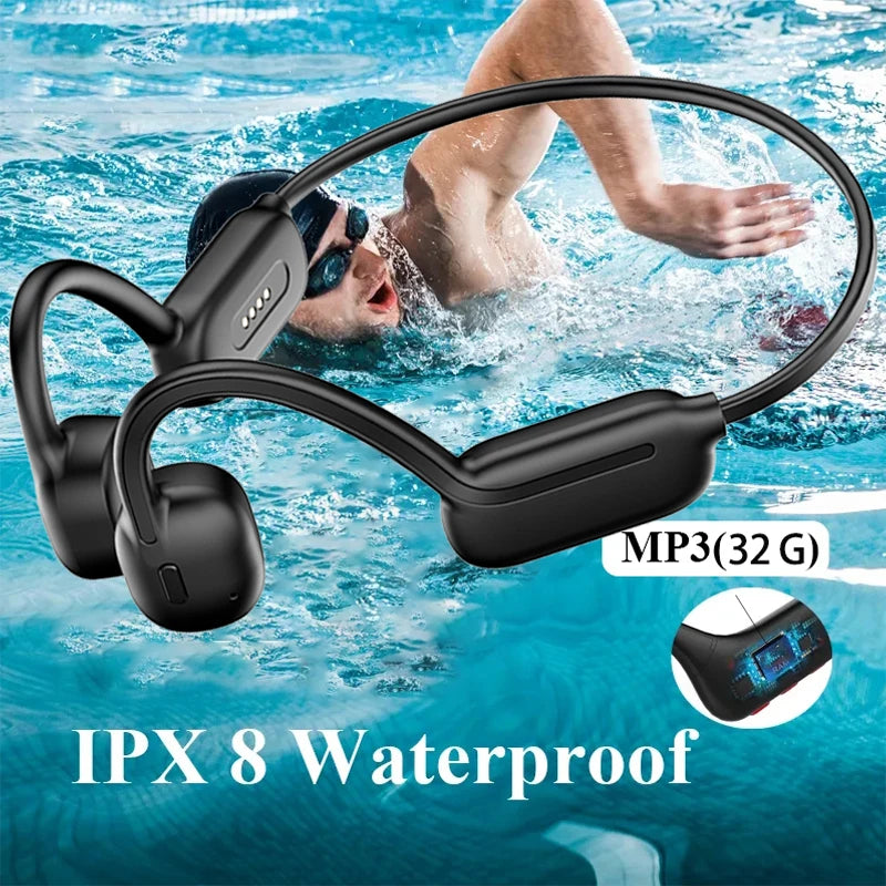 Casque à conduction IPX8 avec mémoire interne de 32 Go - Spéciale Natation