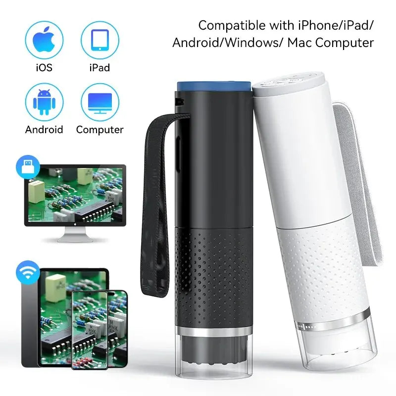 Microscope Numérique HD Sans Fil 50X-1000X WiFi