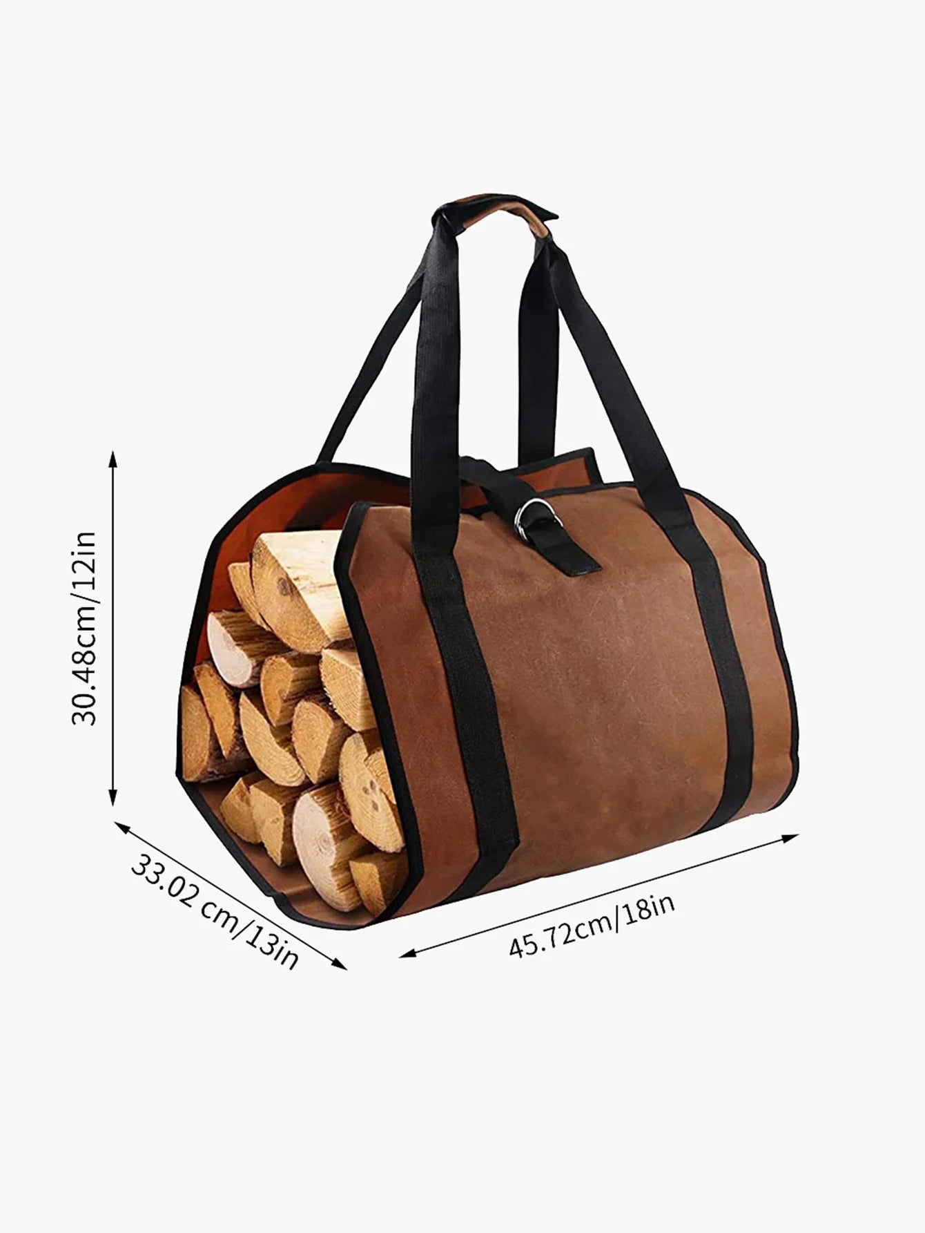 Sac de Transport de Bûches de Bois