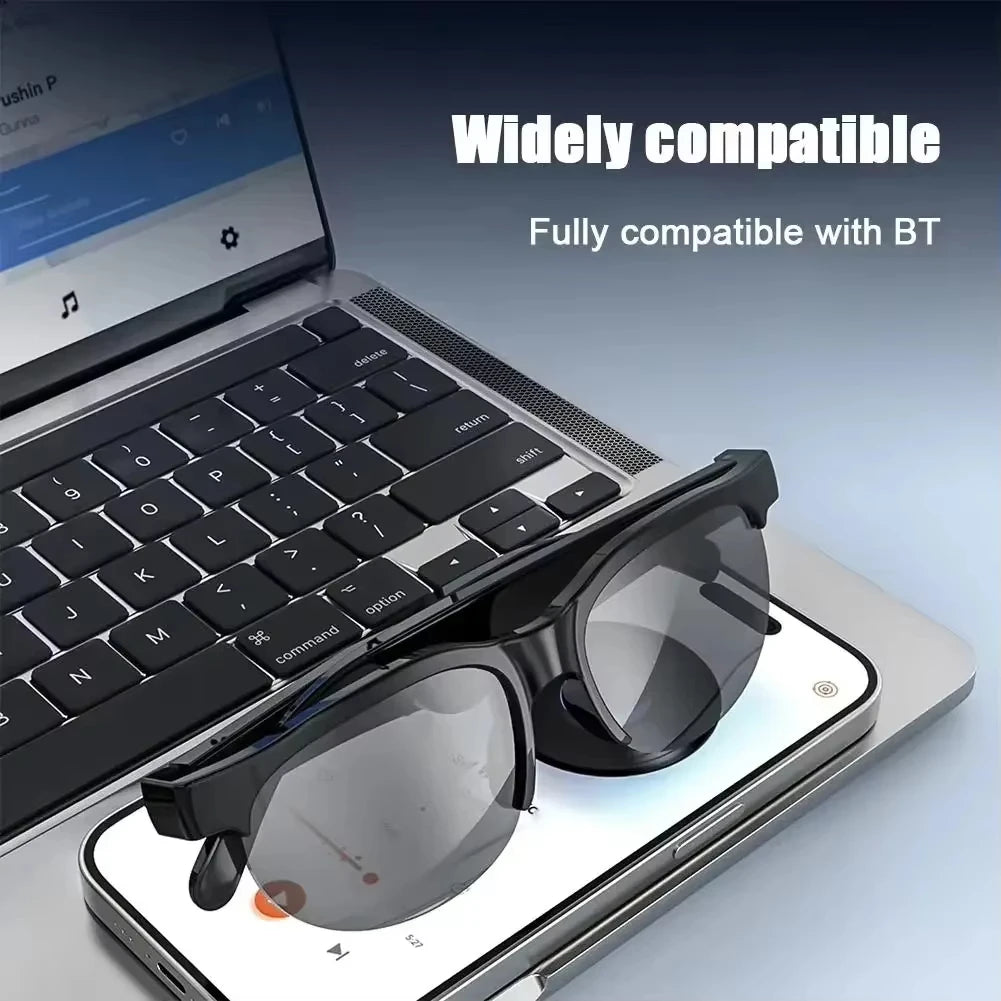 Lunettes Intelligentes Lenovo AI 8K – Traduction, Photo/Vidéo, Bluetooth, Enregistrement et Musique