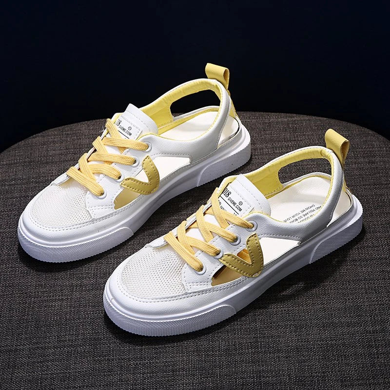 Sneakers Été à Maille Aérée - Talon Ouvert