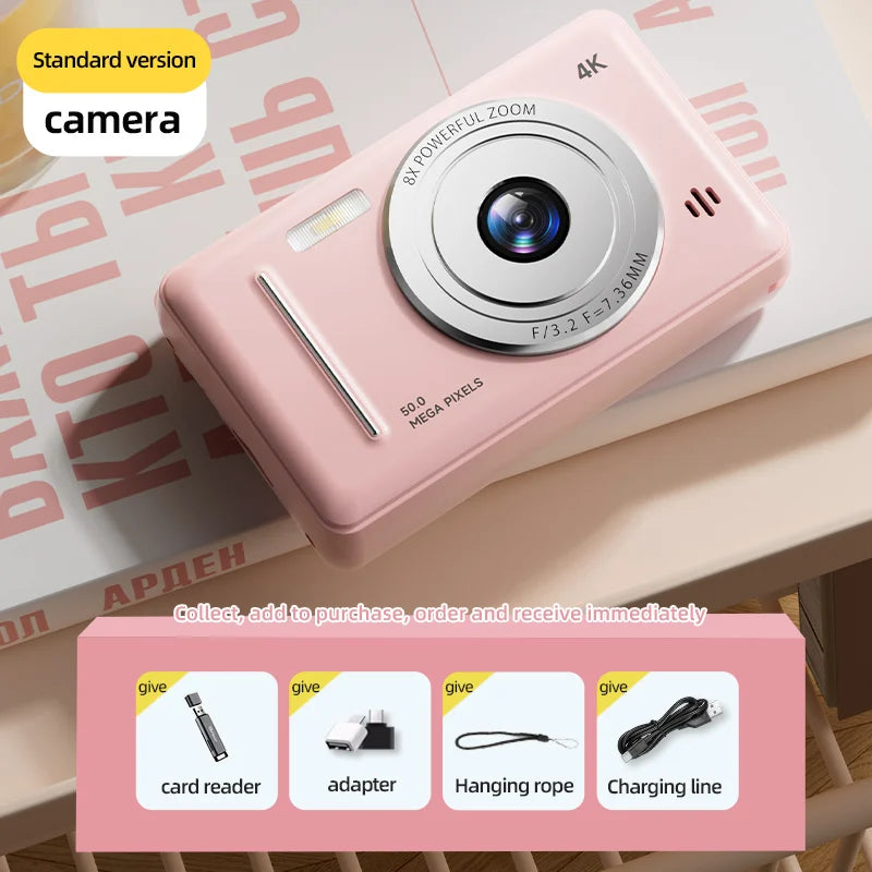 Mini Appareil Photo Touristique 4K - 50 MP