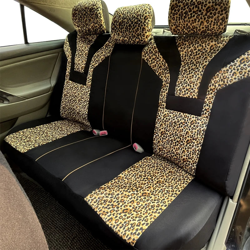 Housses de Sièges Voiture Confortables & Universelles – Motif Léopard & Protection Optimale