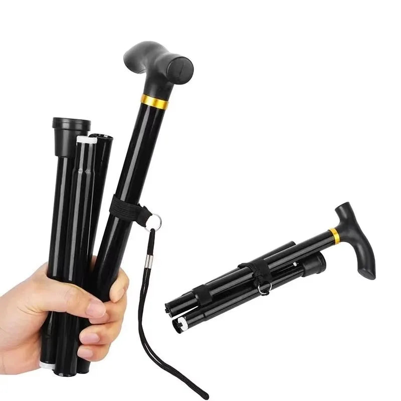 Canne de Marche Pliable Antidérapante pour Seniors