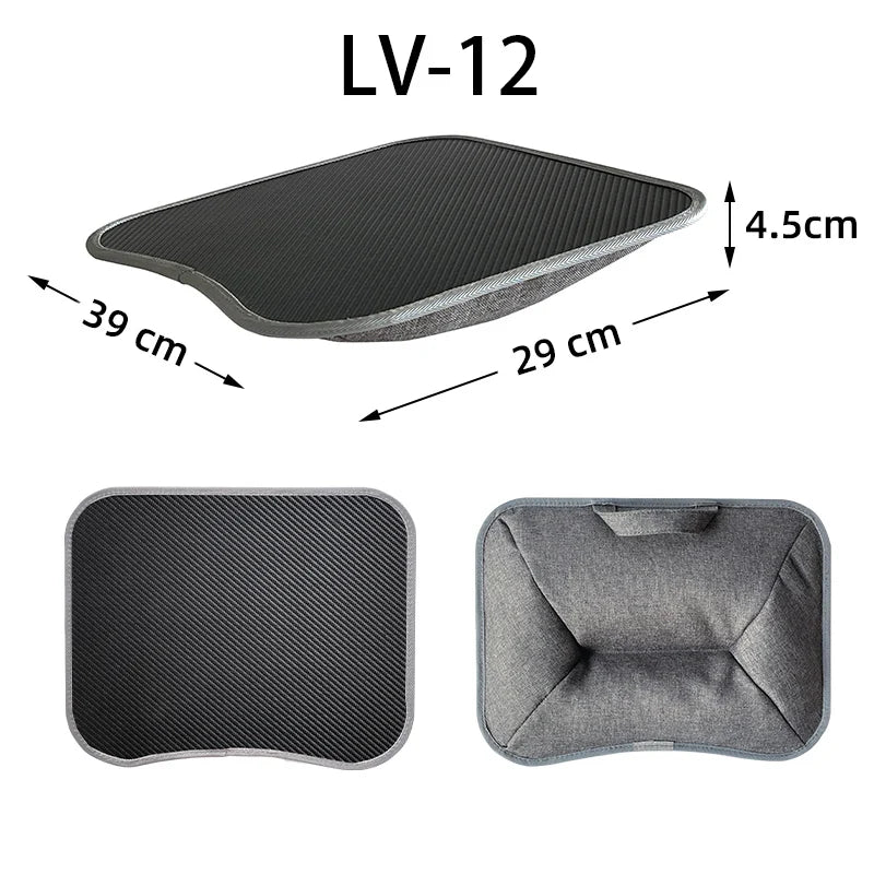 Bureau de voyage multifonctionnel pour ordinateur portable avec coussin