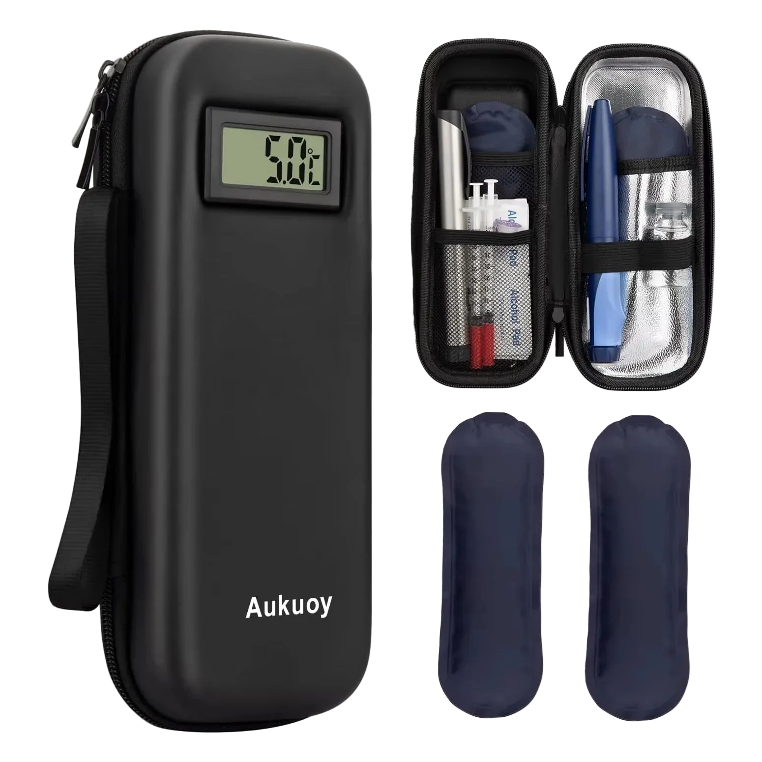 Insulin Travel Cooler Bag - Temperature Display