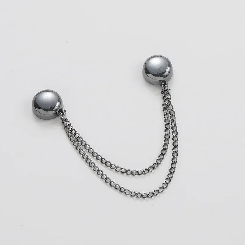 12x Chaîne Magnétique pour Vêtements et Ourlets