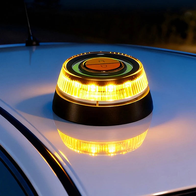 Balise de Sécurité Routière V16 Stroboscopique à Induction Magnétique