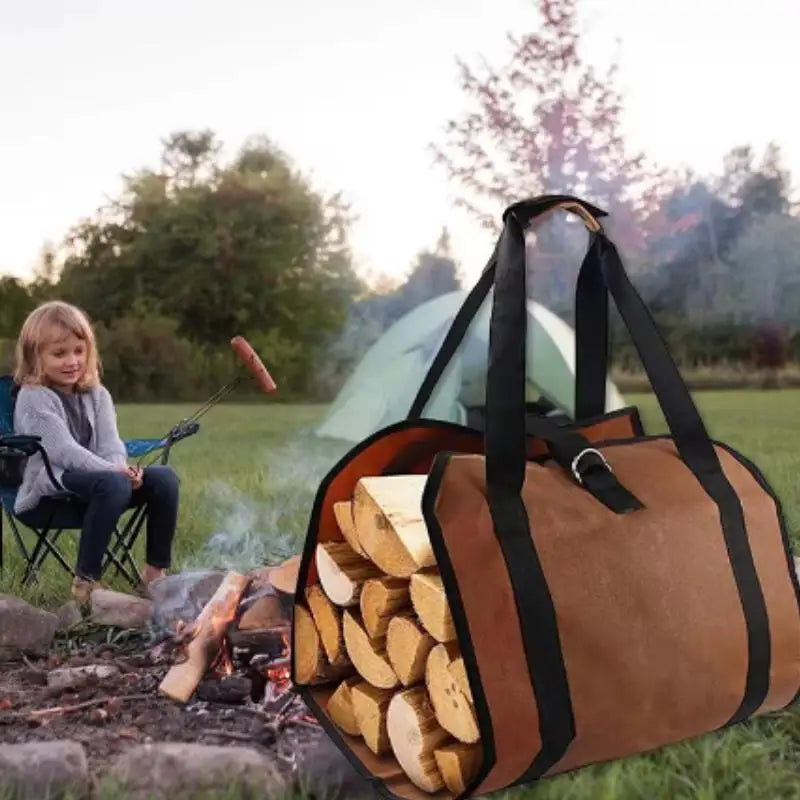 Sac de Transport de Bûches de Bois