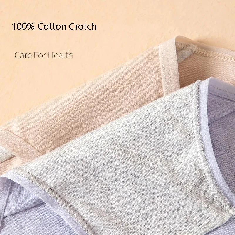 Lot de 7 Culottes en Coton respirant avec petit noeud