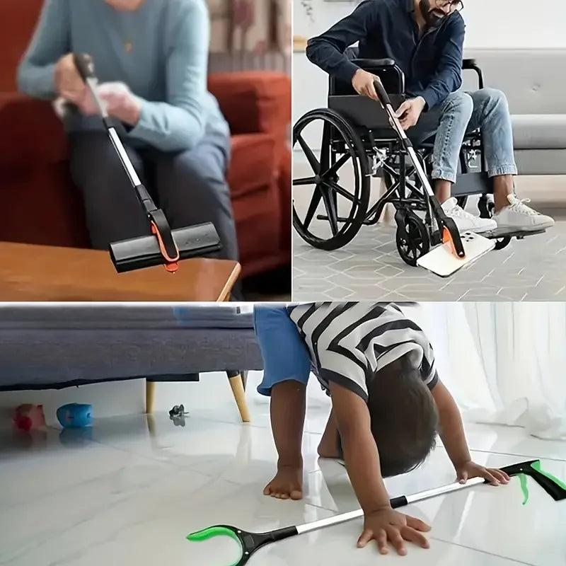 Pinza Recogedora de Objetos de 82 cm para Mayores – Giratoria 360°
