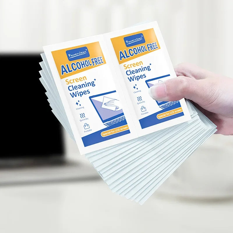Lot de 40 Lingettes pour Nettoyade d'Écrans - Ordinateur, Tablette, Télévision...