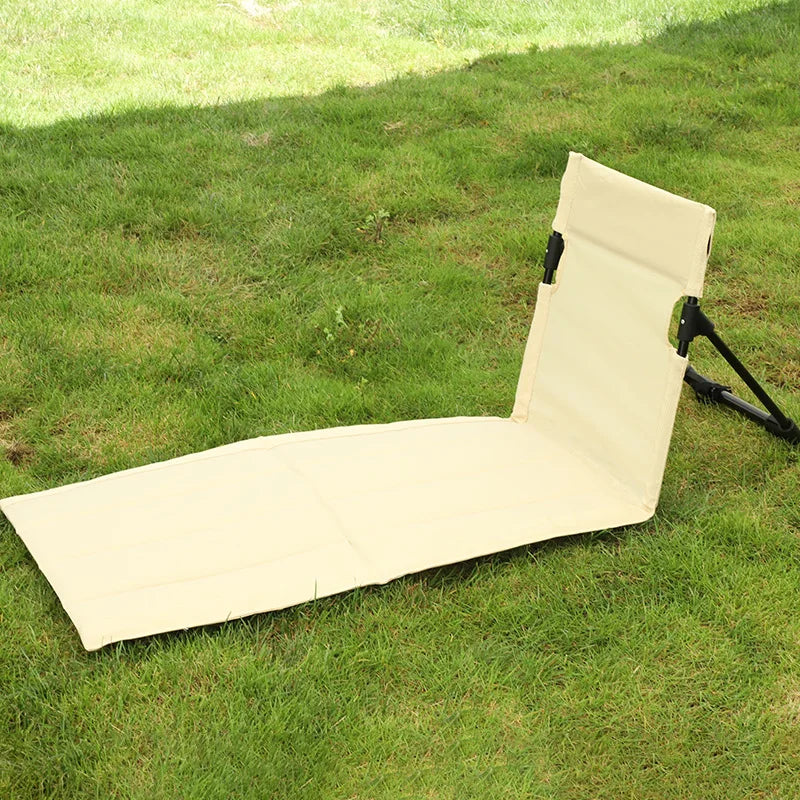 Chaise Bain de Soleil Pliante en Tissu Oxford – Fauteuil Outdoor Confort pour Jardin et Camping