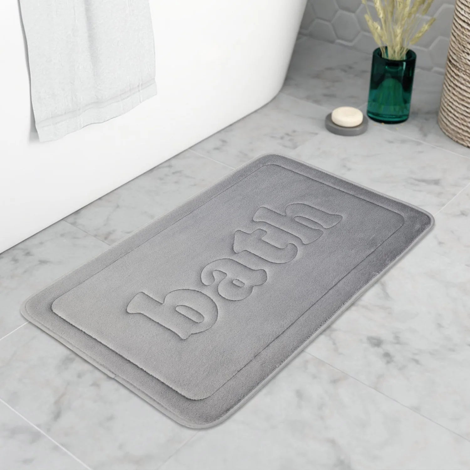 BATH - Tapis de Bain Absorbant & Antidérapant