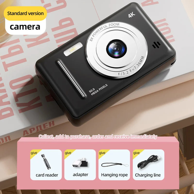 Mini Appareil Photo Touristique 4K - 50 MP