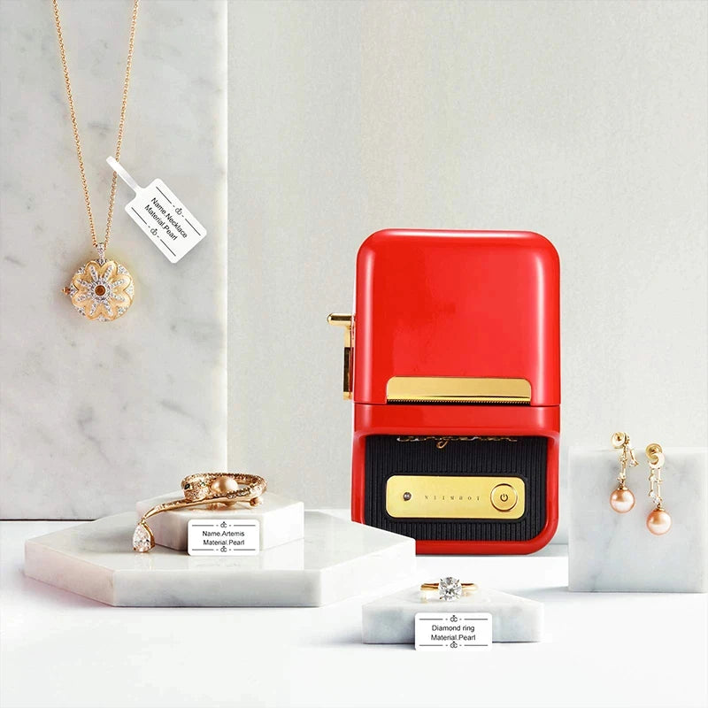 Niimbot 2.0 - Mini imprimante d'étiquettes thermiques portable - Design Vintage