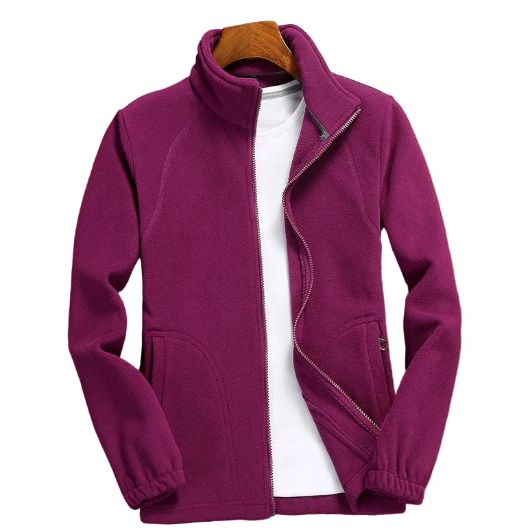 Women's Warm Zip-Up Fleece Vest
