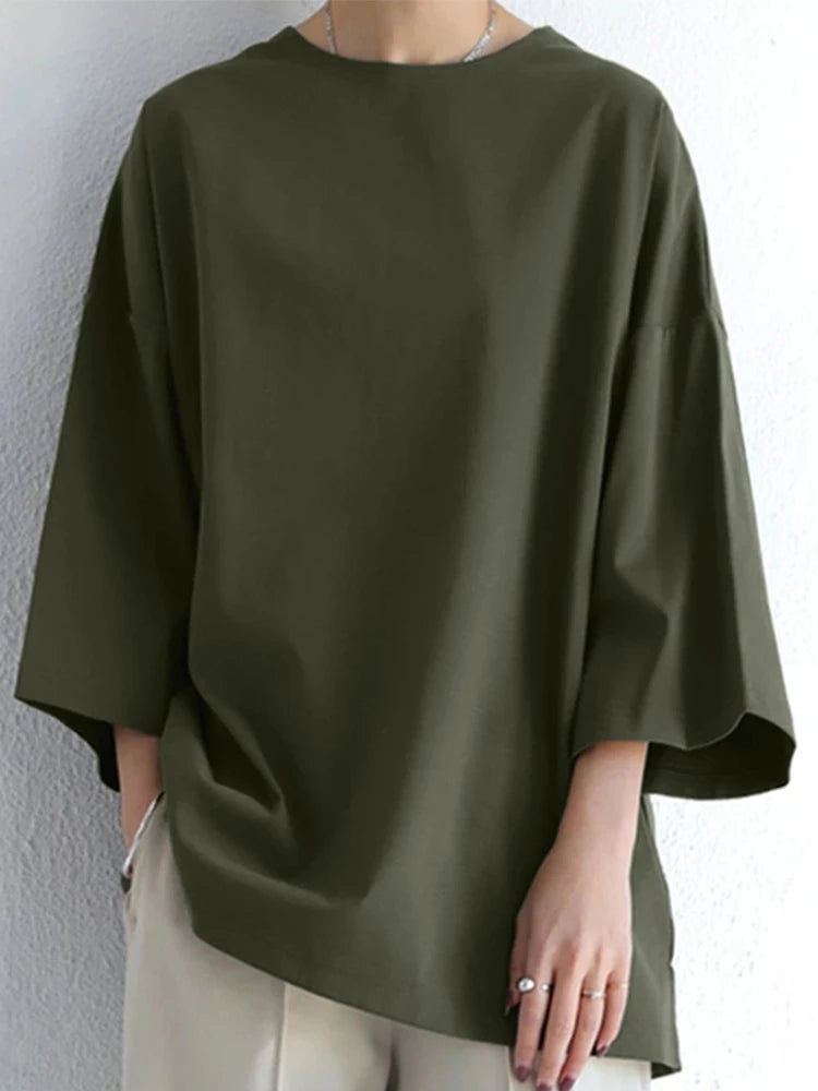 Blouse Tunique Ample Manches Larges