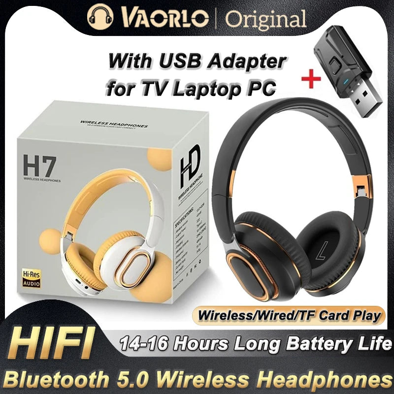 Casque Audio 3 Modes – Bluetooth, Filaire, Carte TF