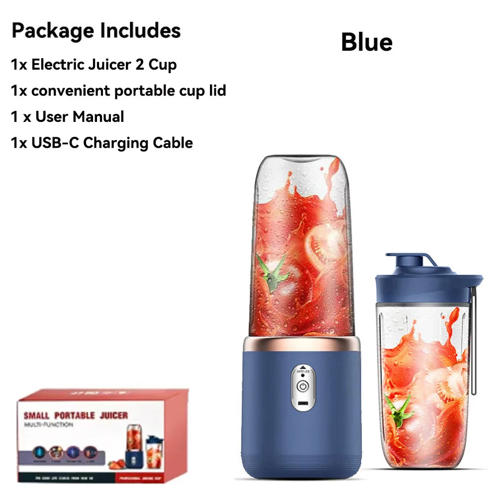 Blender Électrique Portable 2 en 1 - Pour Jus & Smoothies