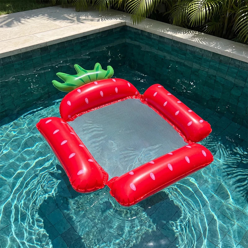 Chaise Longue Gonflable Flottante – Siège de Piscine Monoplace Confortable pour Plage et Détente