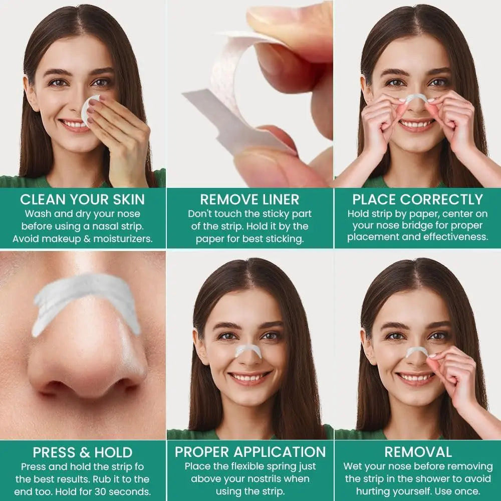 NASAL STRIPS -30x Bandes Nasale Anti-Ronflement