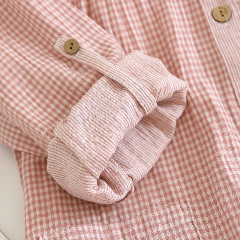 Pyjama en Gaze de Coton Blouse & Pantalon Femme - Printemps