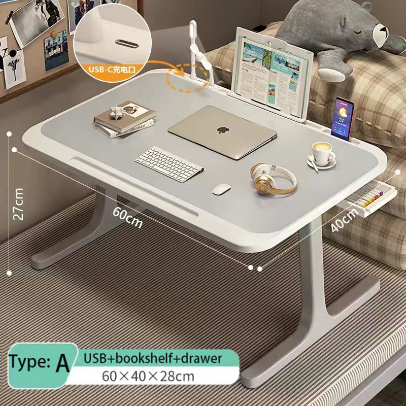 Bureau portable organisateur et multifonctionnel pour ordinateur portable