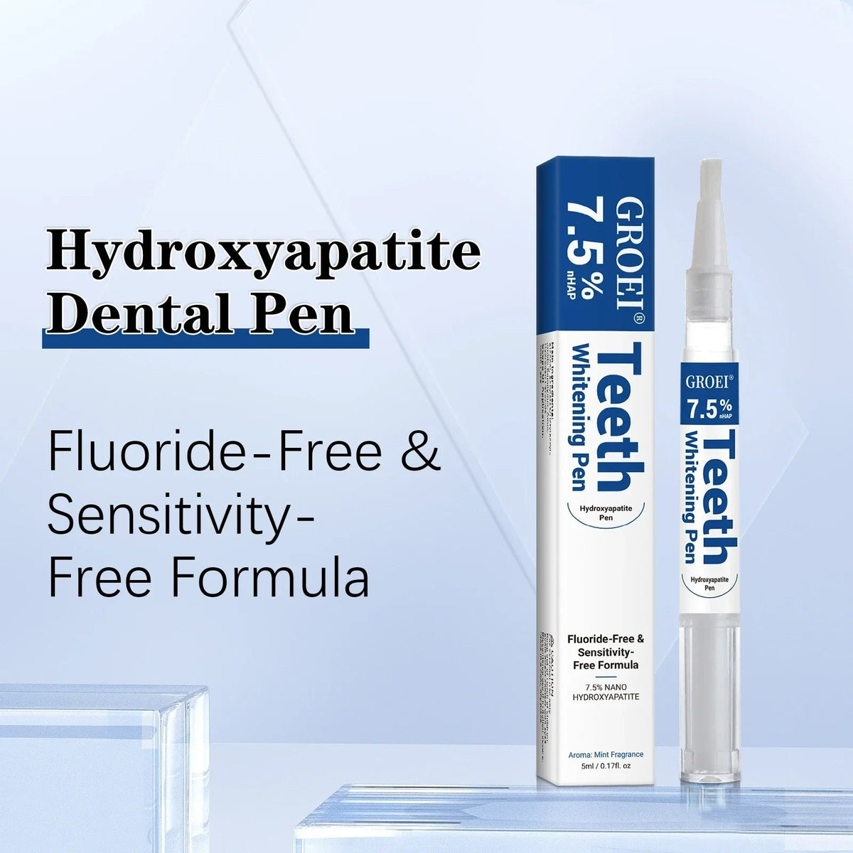 Stylo magique dents blanches