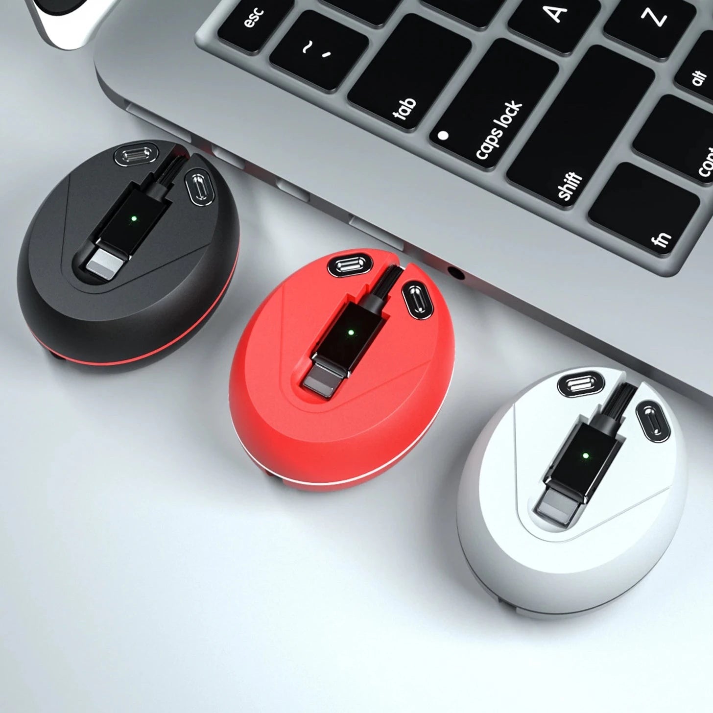 Cable rétractable 3 en 1