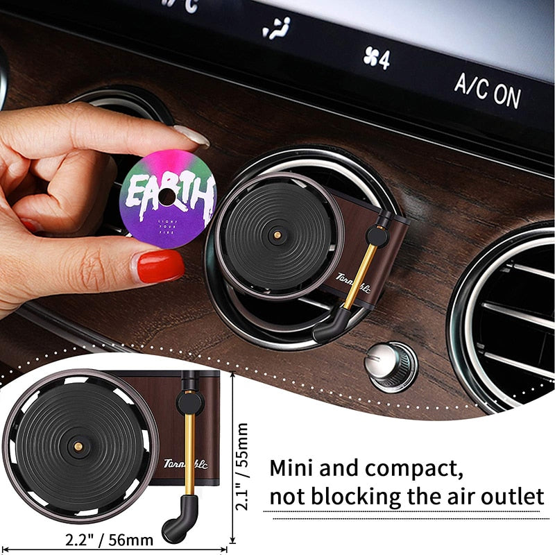 Parfum en forme de lecteur de disque pour voiture