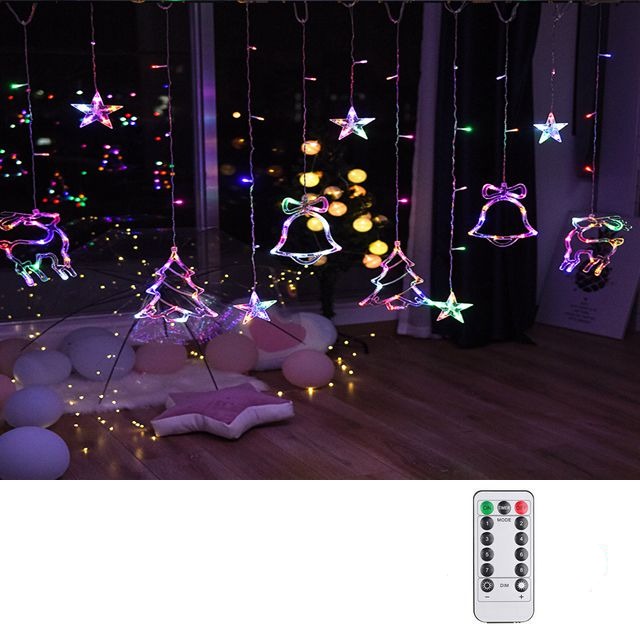 Guirlande rideau lumineuse - Spéciale Noël