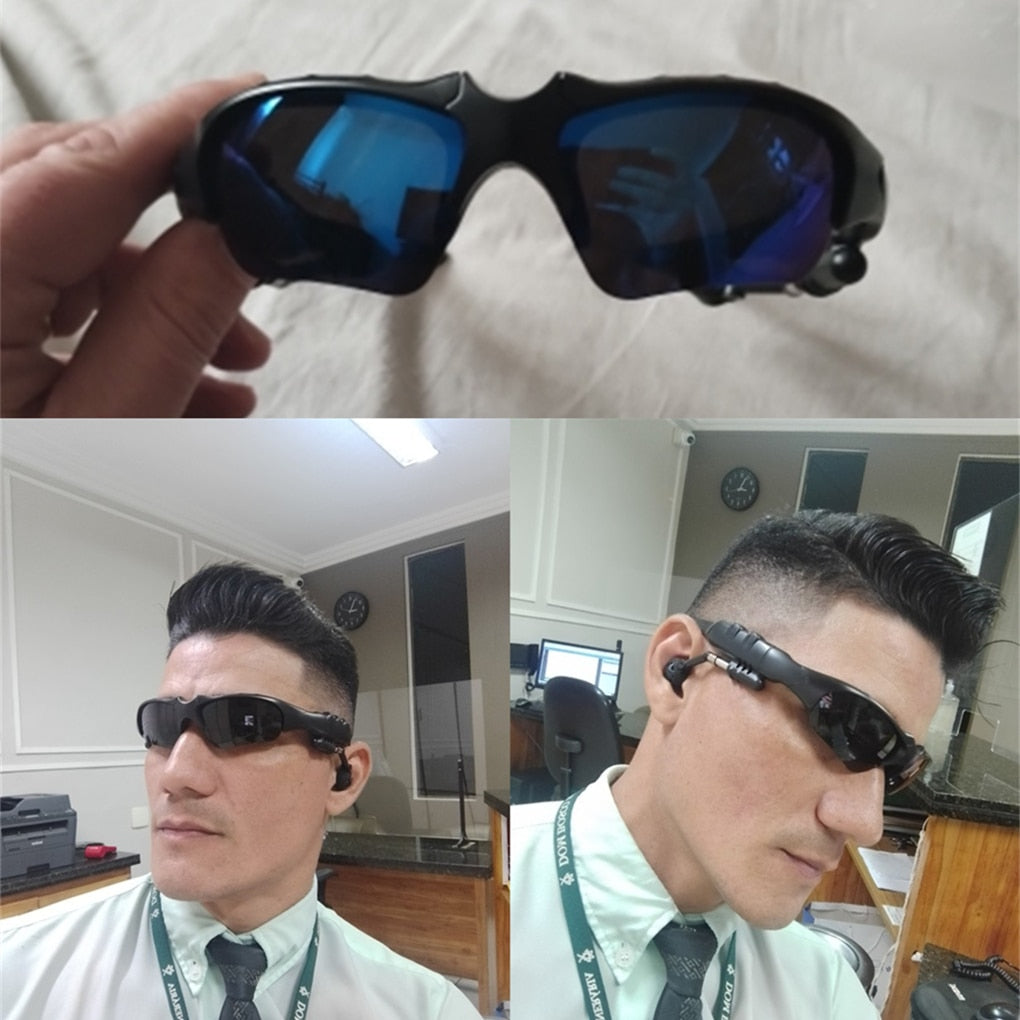 Lunettes de sport polarisée - Oreillette Bluetooth 2.0