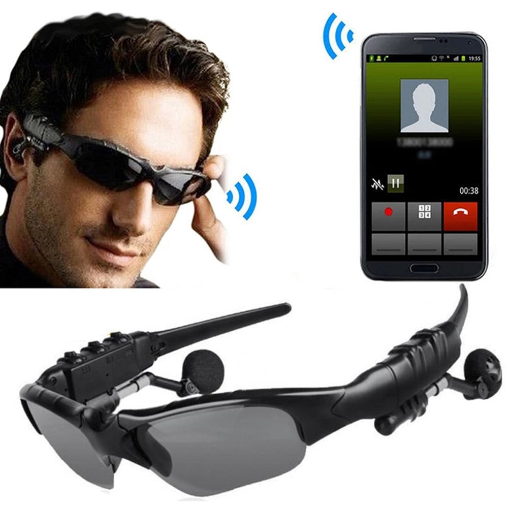 Lunettes de sport polarisée - Oreillette Bluetooth 2.0