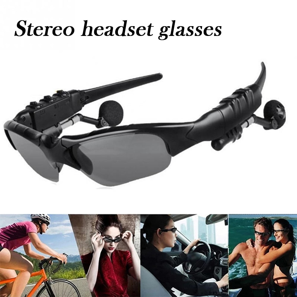 Lunettes de sport polarisée - Oreillette Bluetooth 2.0