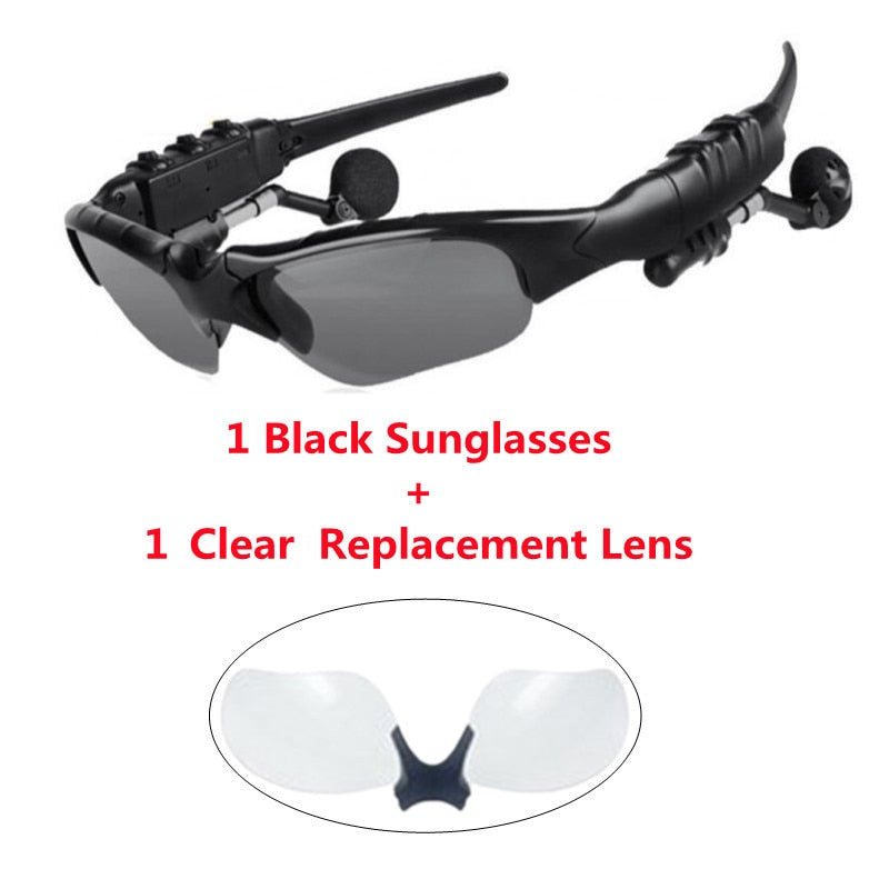 Lunettes de sport polarisée - Oreillette Bluetooth 2.0