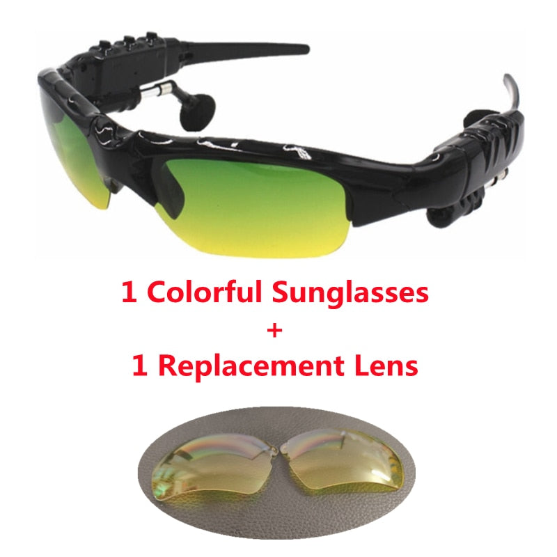 Lunettes de sport polarisée - Oreillette Bluetooth 2.0