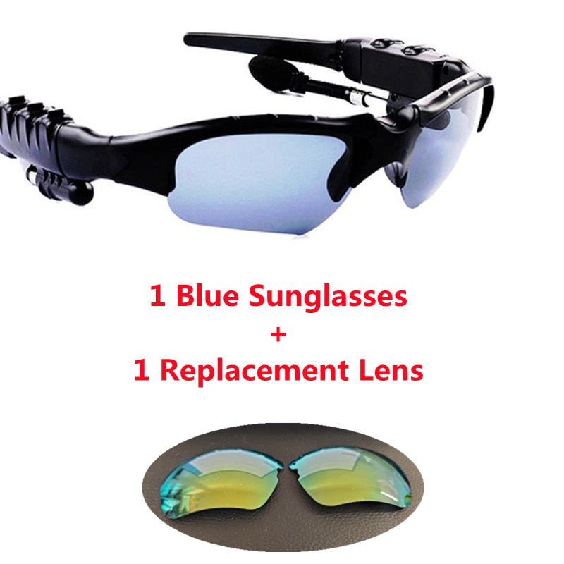 Lunettes de sport polarisée - Oreillette Bluetooth 2.0