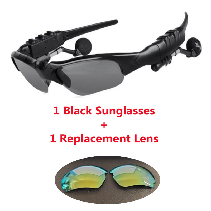 Lunettes de sport polarisée - Oreillette Bluetooth 2.0