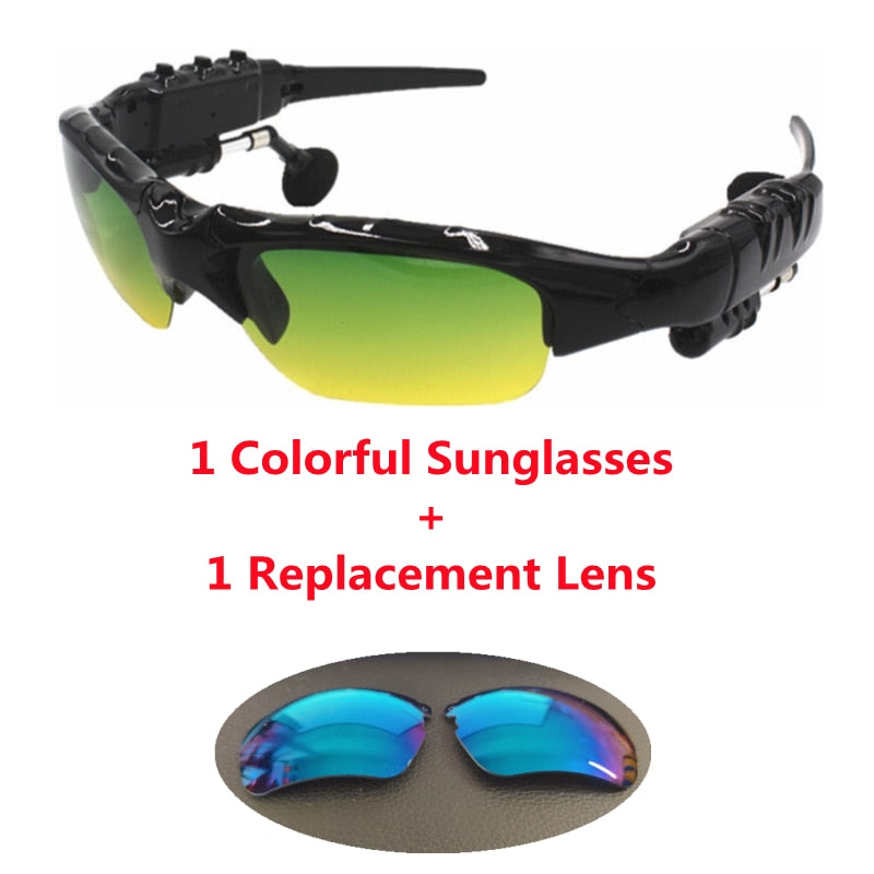 Lunettes de sport polarisée - Oreillette Bluetooth 2.0