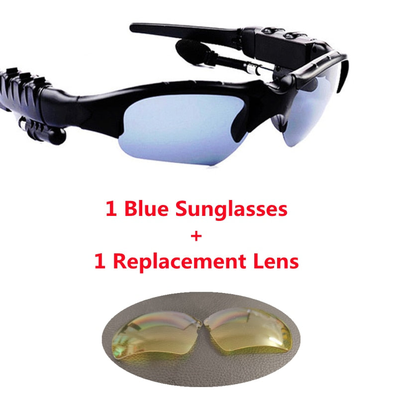Lunettes de sport polarisée - Oreillette Bluetooth 2.0