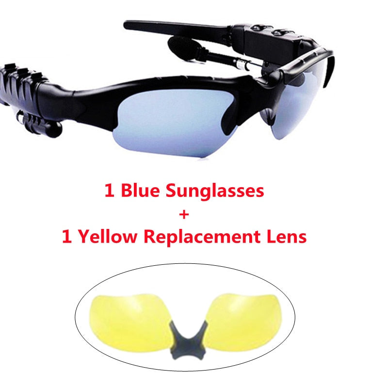 Lunettes de sport polarisée - Oreillette Bluetooth 2.0