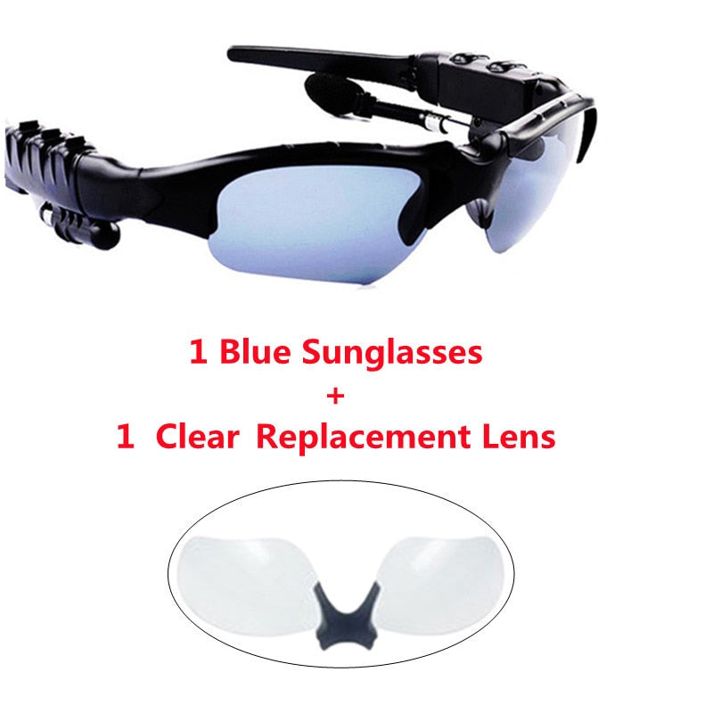 Lunettes de sport polarisée - Oreillette Bluetooth 2.0