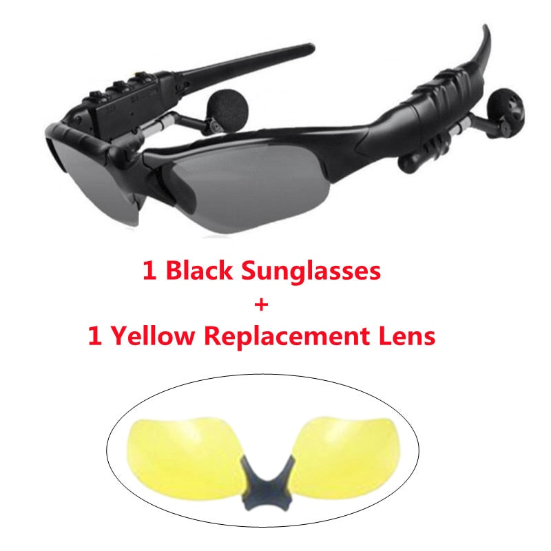 Lunettes de sport polarisée - Oreillette Bluetooth 2.0