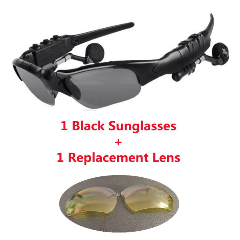 Lunettes de sport polarisée - Oreillette Bluetooth 2.0