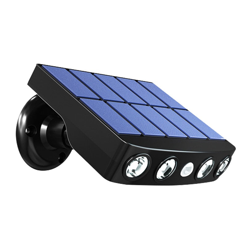 Lampe solaire rotative 3 modes -Système PIR